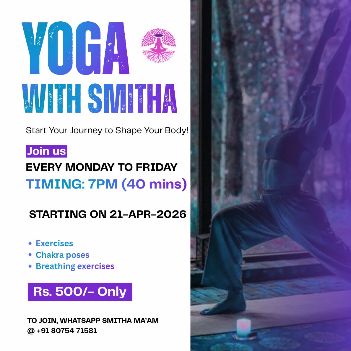 Yoga with Smitha